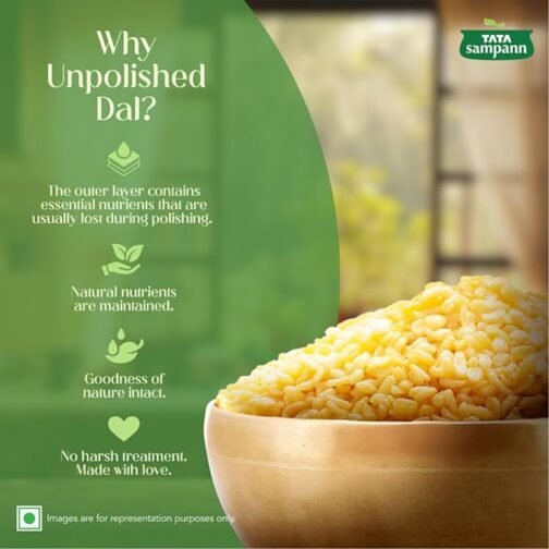 Unpolished Moong Dal 1kg - Image 3